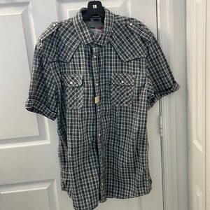 Buffalo David Bitton western style short sleeve top size XL